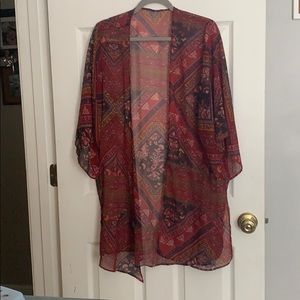 American Eagle multi color kimono